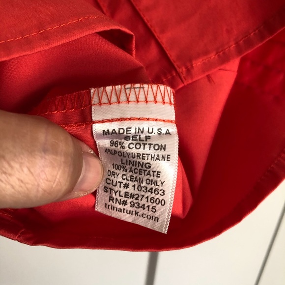 Trina Turk Coral Halter w/ Bow - Picture 5 of 6